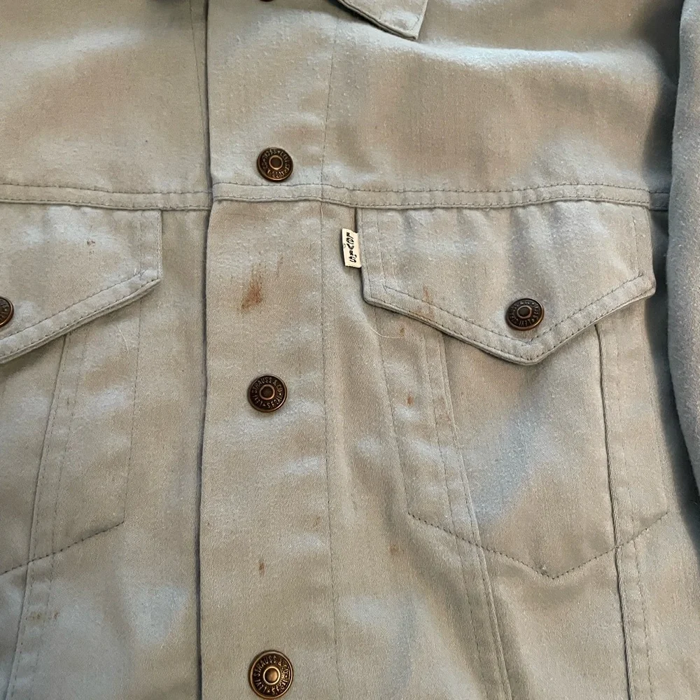 Levi's Vintage Moleskin Blue Trucker Jacket - Picture 13 of 15